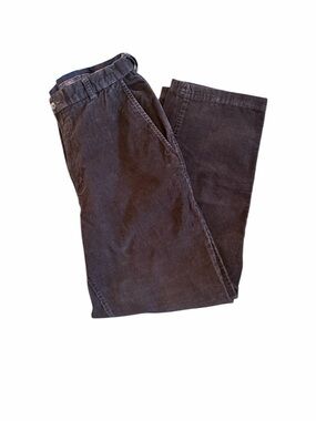 Haggar Men's Corduroy Pants in Deep Brown